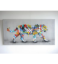 マーティン・ワトソン Martin Whatson「Tiger Original Canvas AP」を