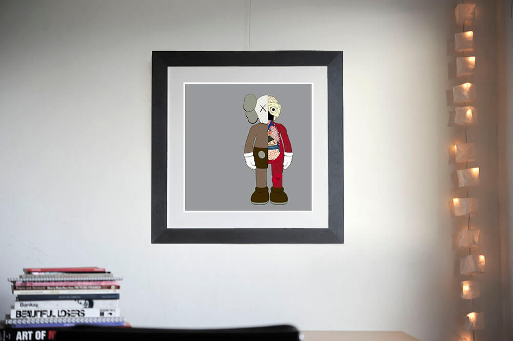 KAWS “Dissected Companion Print（Brown）