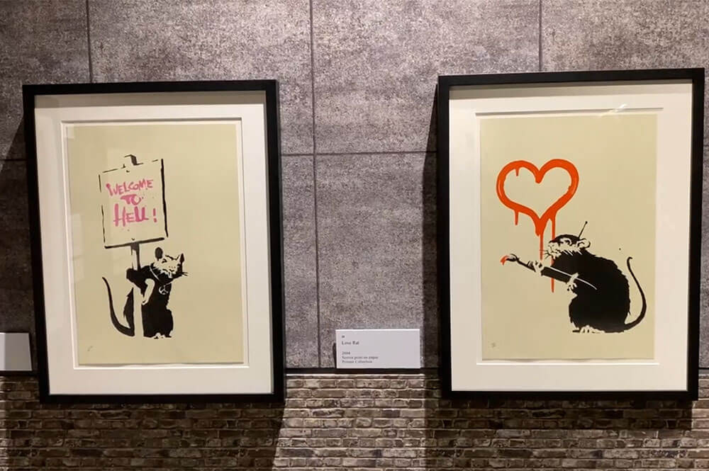 Banksy（バンクシー） -Welcome To Hell Red COA付き販売 ー NOISEKING 