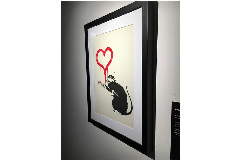 Banksy（バンクシー） -Love Rat -Pest ControlのCOA付き作品を販売 ー ...