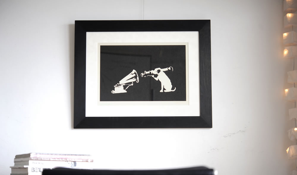 Banksy/バンクシー「HMV」シルクスクリーン作品 COA付き