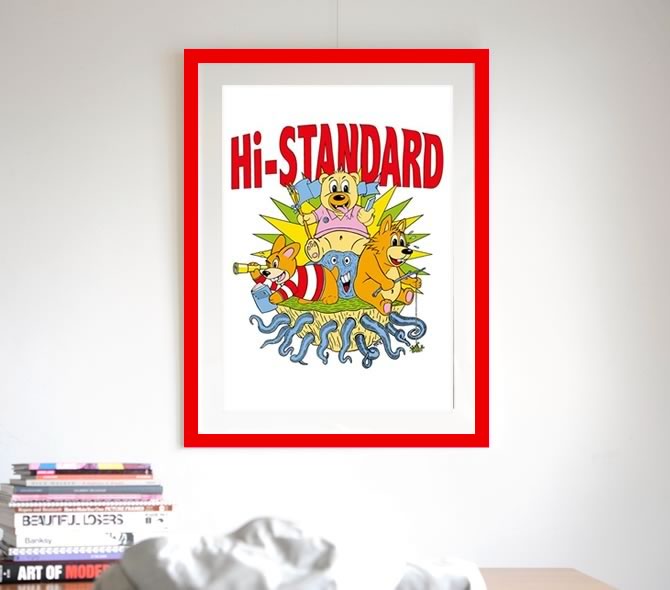 hi-standard シルクスクリーンポスター frank kozik
