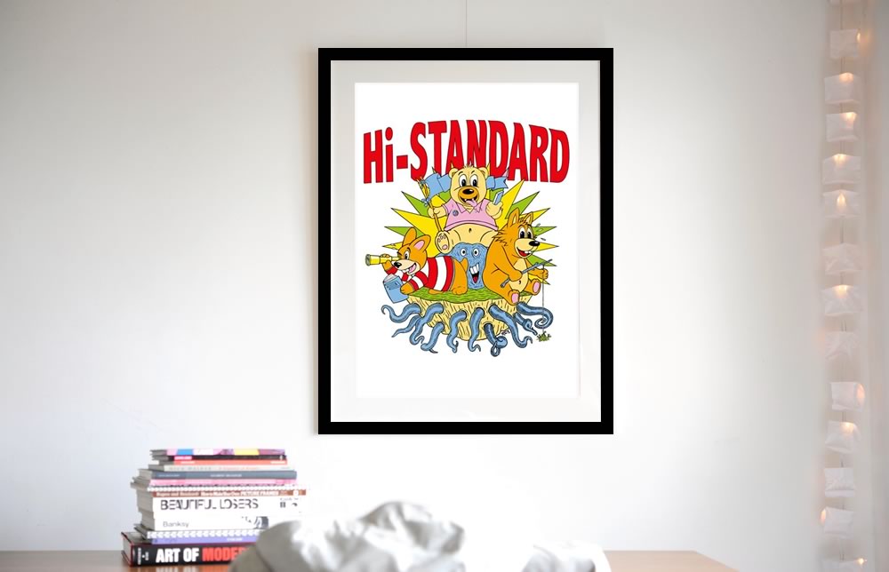 Frank Kozikのポスター「Hi-STANDARD」を販売 ー NOISEKING 