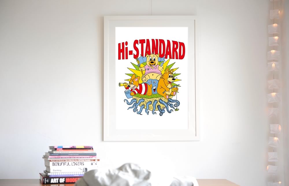 Frank Kozikのポスター「Hi-STANDARD」を販売 ー NOISEKING