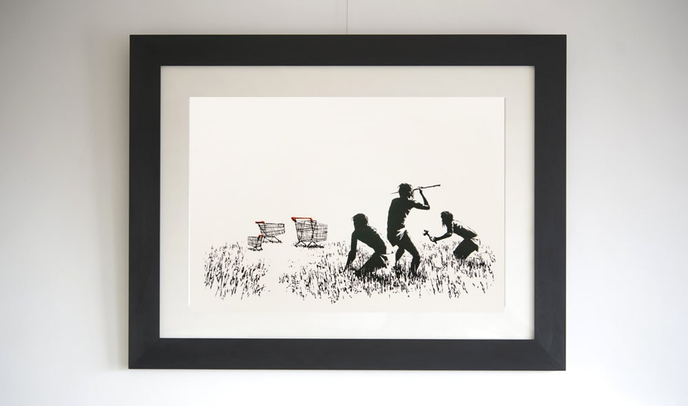 Banksy（バンクシー） -Trolley Hunters Unsigned COA付き販売 ー 