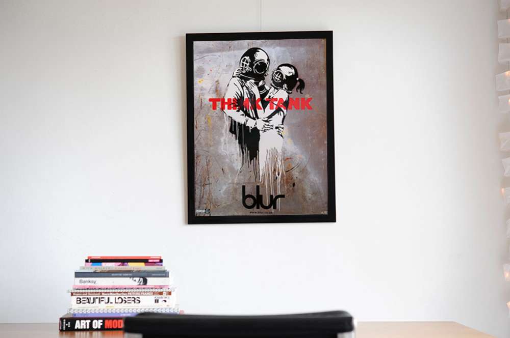 Banksy 『blurのオリジナル・プロモ ポスター』 blur THINK TANKを 