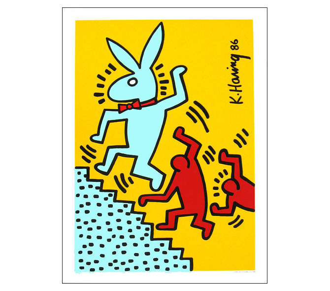 特価格安の通販 Keith Haring キースヘリング ポスター、ポストカード