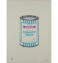 Soup Can (White, Blue, Hot Pink)