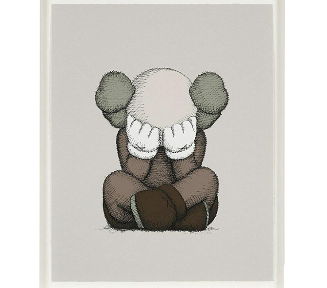 KAWS SEPARATED Black ブラックその他