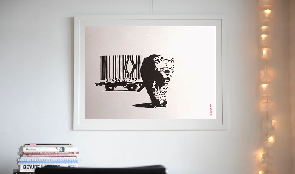 Banksy バンクシー BARCODE WCP リプロダクション - www.allhomeliving.com