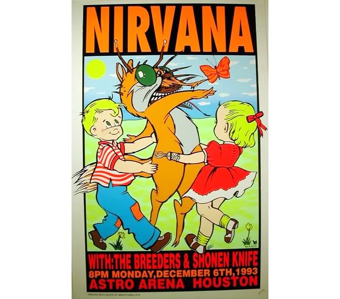 Frank Kozikのポスター「NIRVANA」を販売 ー NOISEKING ノイズキング