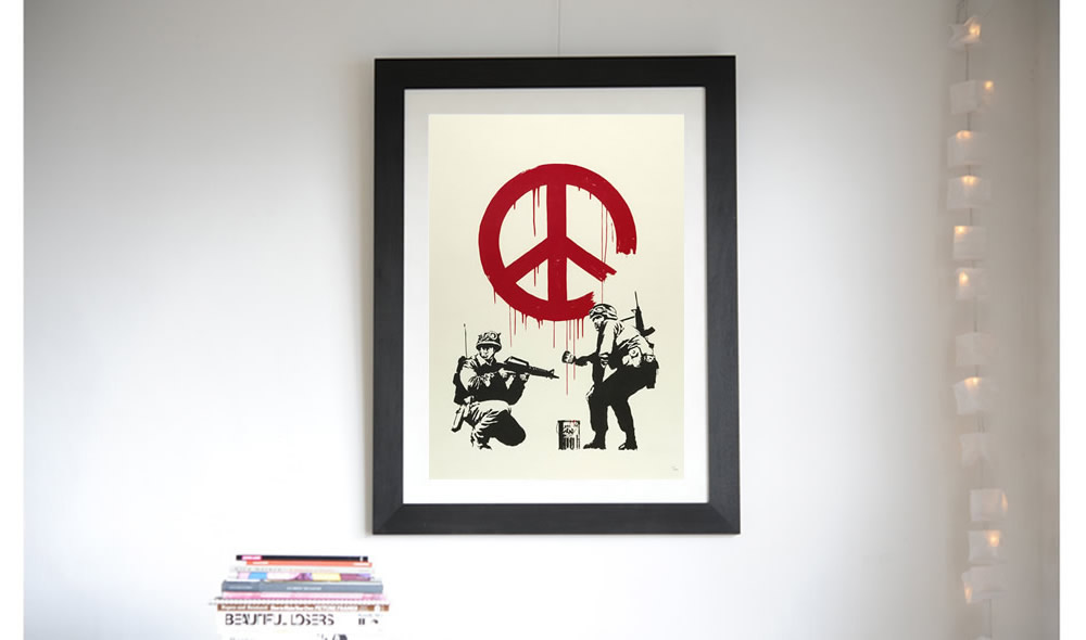 Banksy（バンクシー） -CND Soldiers Pest ControlのCOA付き作品を販売 ー NOISEKING ノイズキング