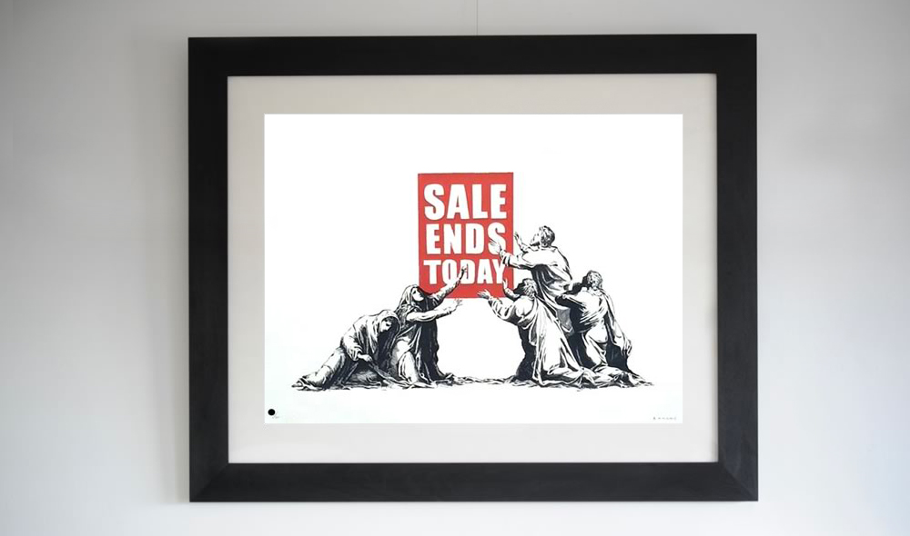 Banksy（バンクシー） -Sale Ends（サイン入り） -Pest Controlの