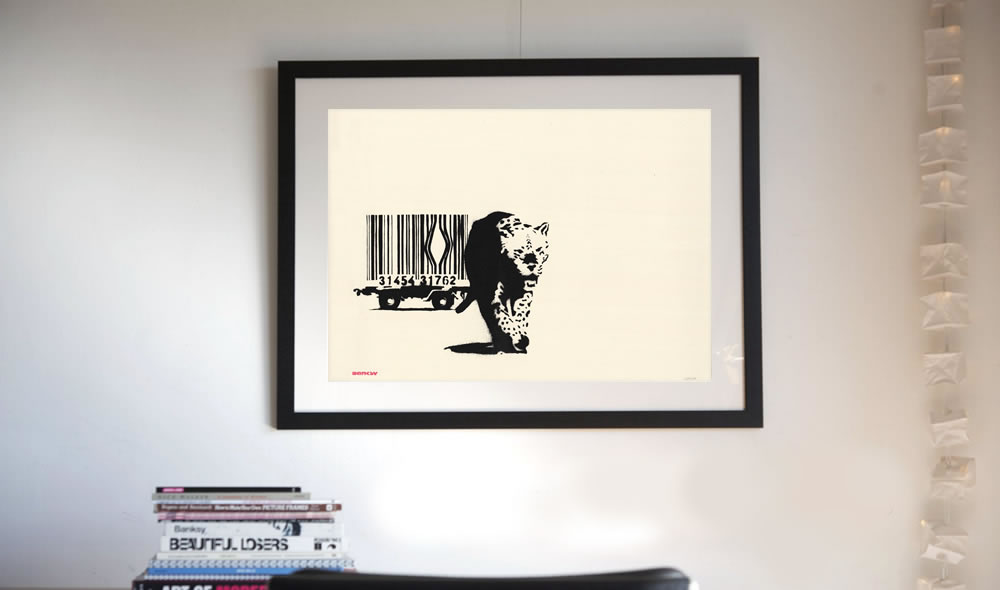 Banksy（バンクシー） -Barcode unsignedのCOA付き作品を販売 ー 
