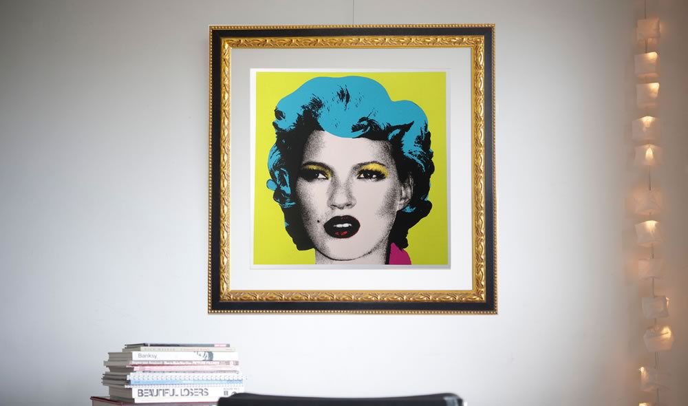 Kate Moss - Green WCP Reproduction /Banksy（バンクシー