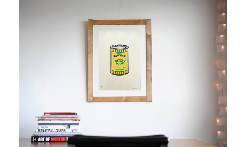 Banksy（バンクシー）-Soup Can - Yellow, Emerald&Brownを販売 ー 