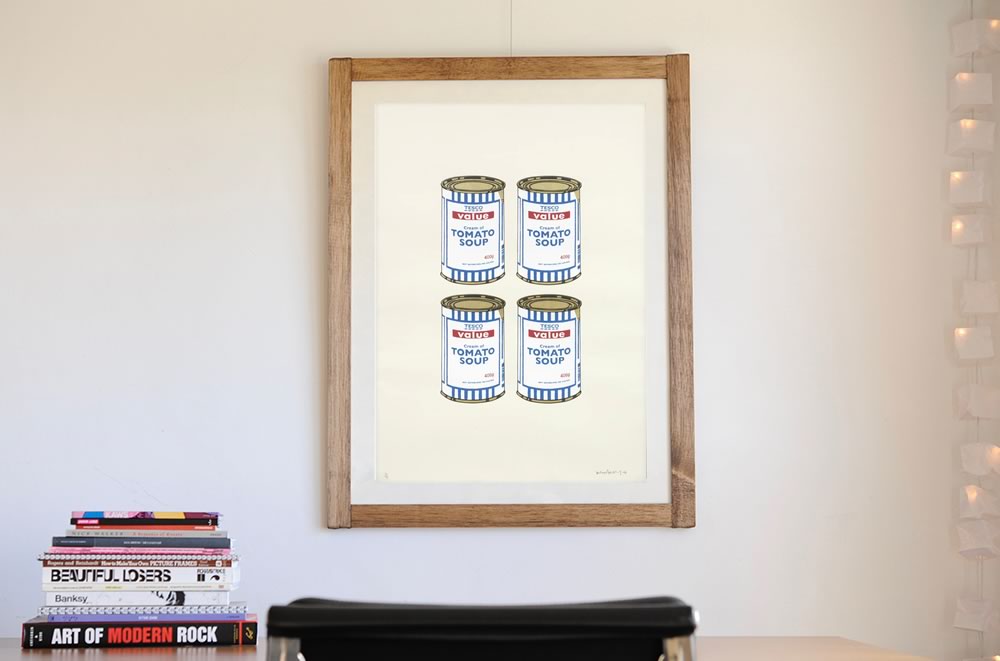 Banksy（バンクシー）-Four Soup Can、Pest ControlのCOA付き作品を 