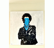 PUNK Blue - Original Canvas 