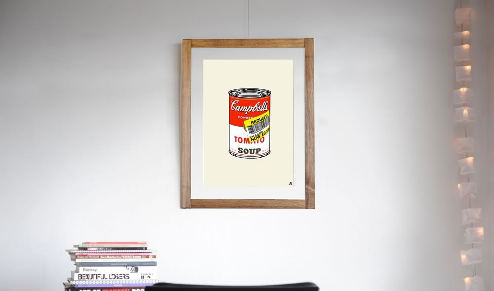 Zedsy / ゼドシーの「Reduced Soup Can」アート＆ポスターを販売