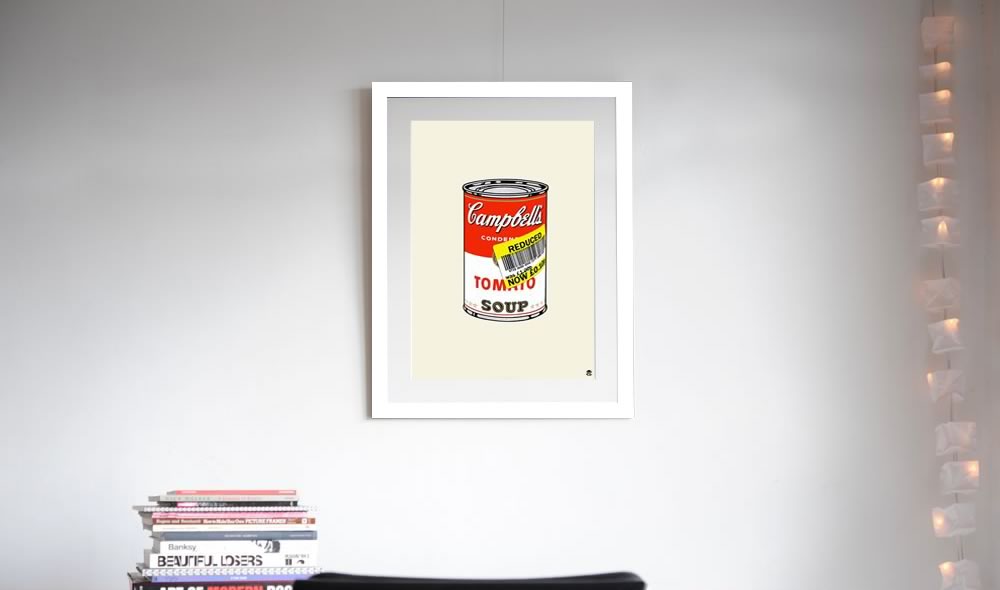 福袋セール】 バンクシー Banksy オフィシャル ポスター スープ缶 Soup ...