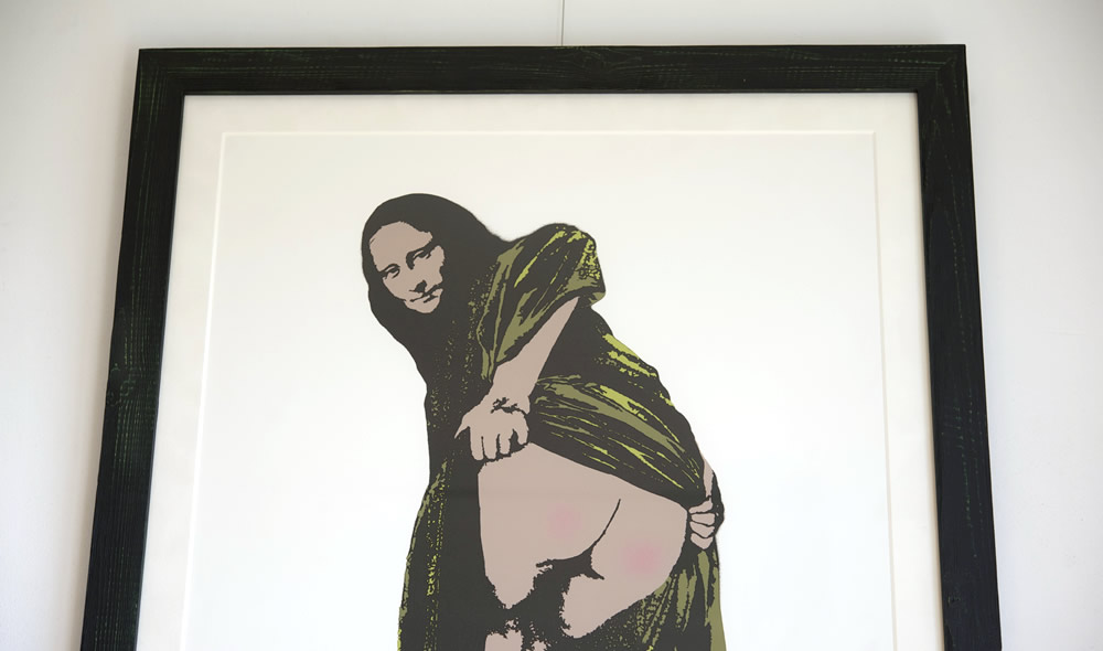 nick walker モナリザ banksy バンクシー-