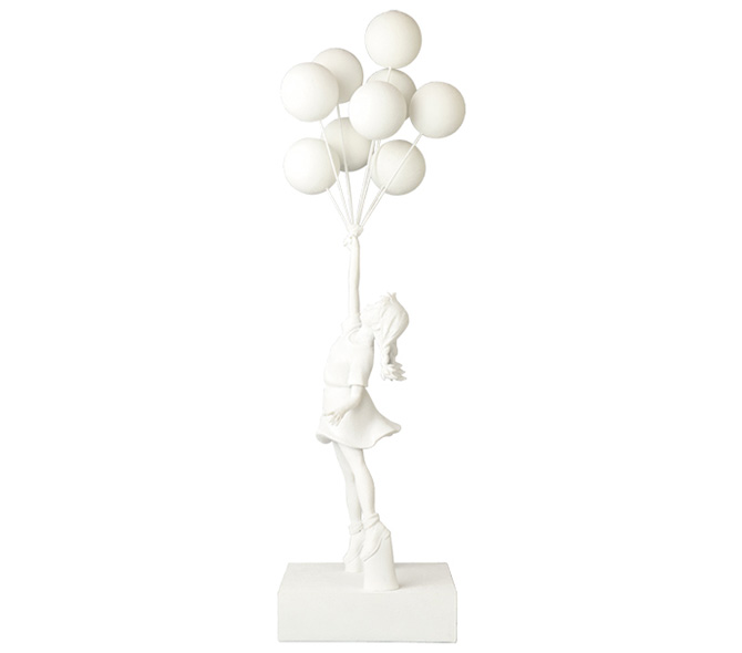 Flying Balloons Girl(GESSO Ver)