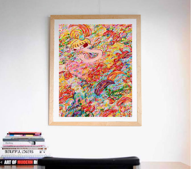ロッカクアヤコの「Untitled」アート＆ポスターを販売 ー NOISEKING ...